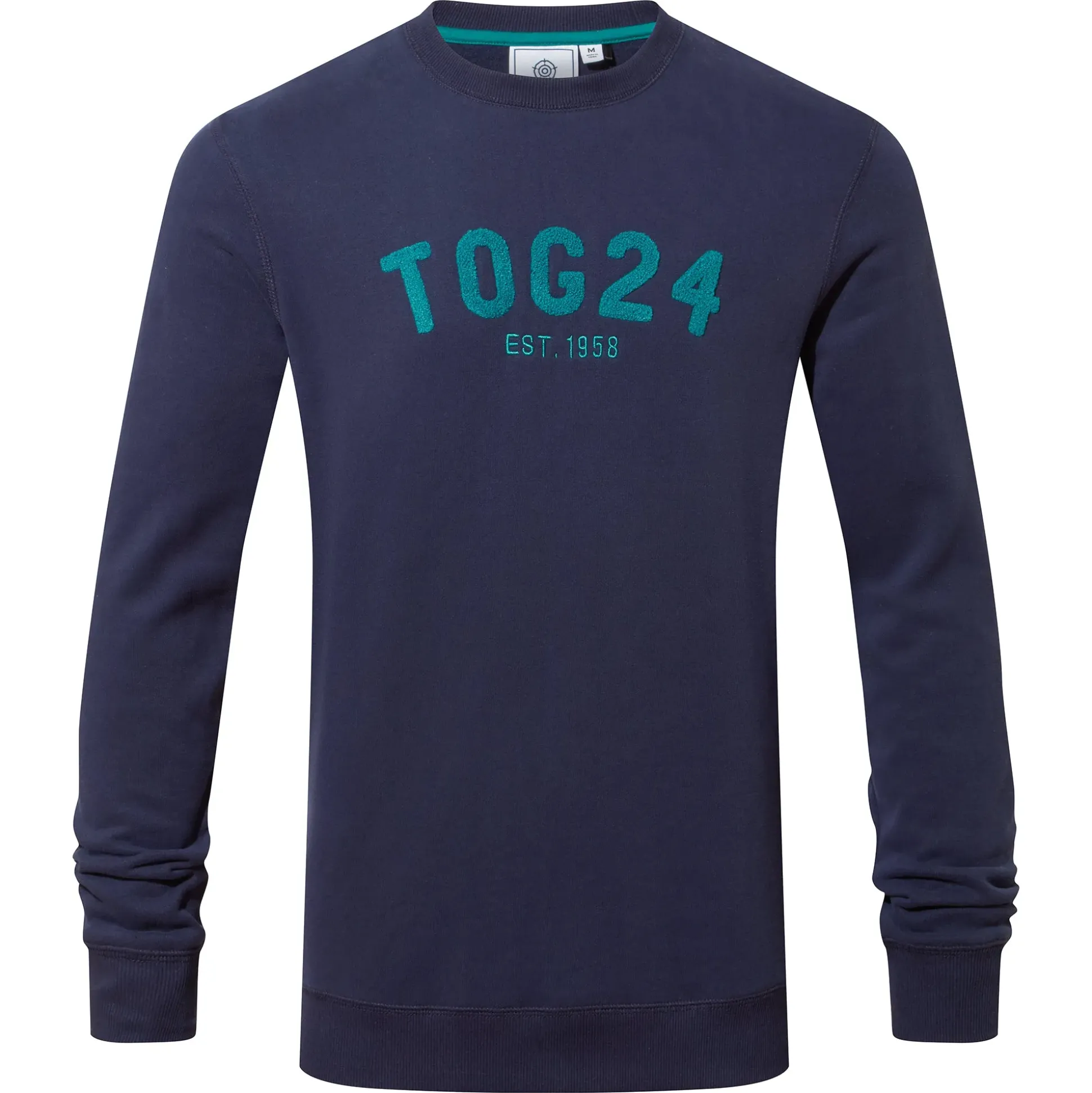 Hawnby Mens Cotton Blend Sweat - Dark Marine