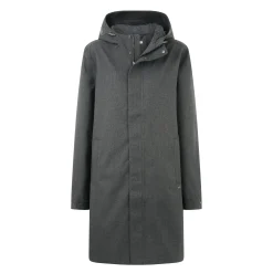 Henry Mens Waterproof Longline Coat - Charcoal Melange