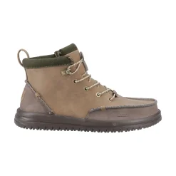 HEYDUDE Bradley Tumbled Classic Mens Boots - Nut