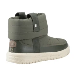 HEYDUDE Camden Cuff Nylon Quilt Womens Boot - Dark Olive