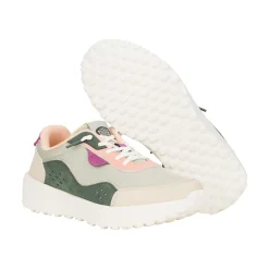 HEYDUDE Hayden Colorblock Womens Trainers - Dusty Olive/Multi