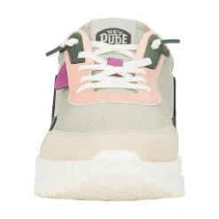 HEYDUDE Hayden Colorblock Womens Trainers - Dusty Olive/Multi
