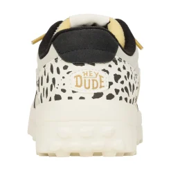HEYDUDE Hayden Shine Womens Trainers - Ivory/Multi