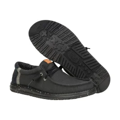 HEYDUDE Wally Elevated Basics Mens Shoes - Black