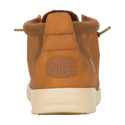 HEYDUDE Wally Mid GripR Classic Mens Boots - Cognac/Tan