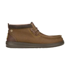 HEYDUDE Wally Mid GripR Mens Boots - Dark Brown