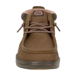HEYDUDE Wally Mid GripR Mens Boots - Dark Brown