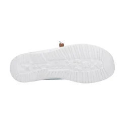HEYDUDE Wendy Heathered Slub Tropical Womens Shoe - Blue