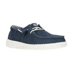 HEYDUDE Wendy Stretch Sox Womens Shoes - Navy