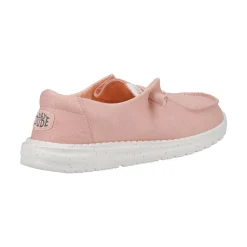HEYDUDE Wendy Womens Canvas Shoe - Pink