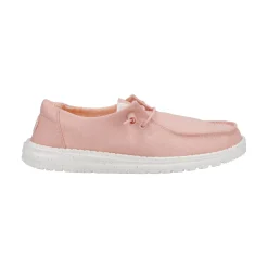 HEYDUDE Wendy Womens Canvas Shoe - Pink