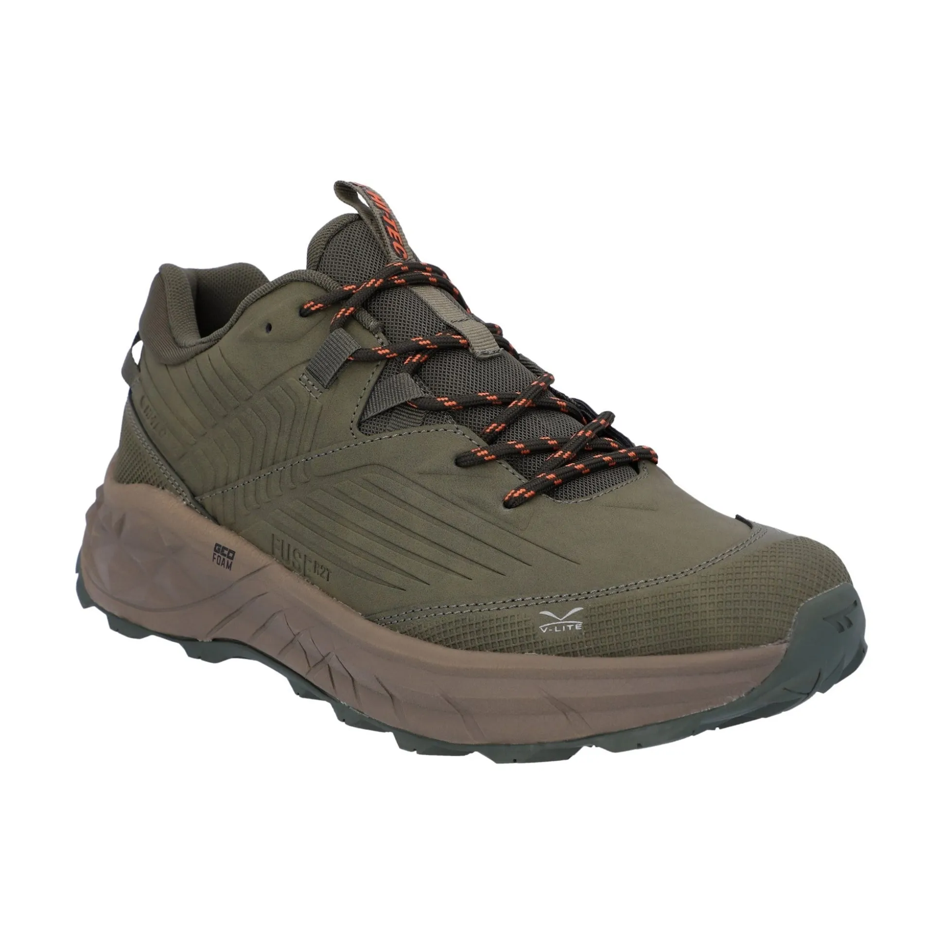Hi-Tec Fuse Trek Mens Hiking Shoes - Light Olive