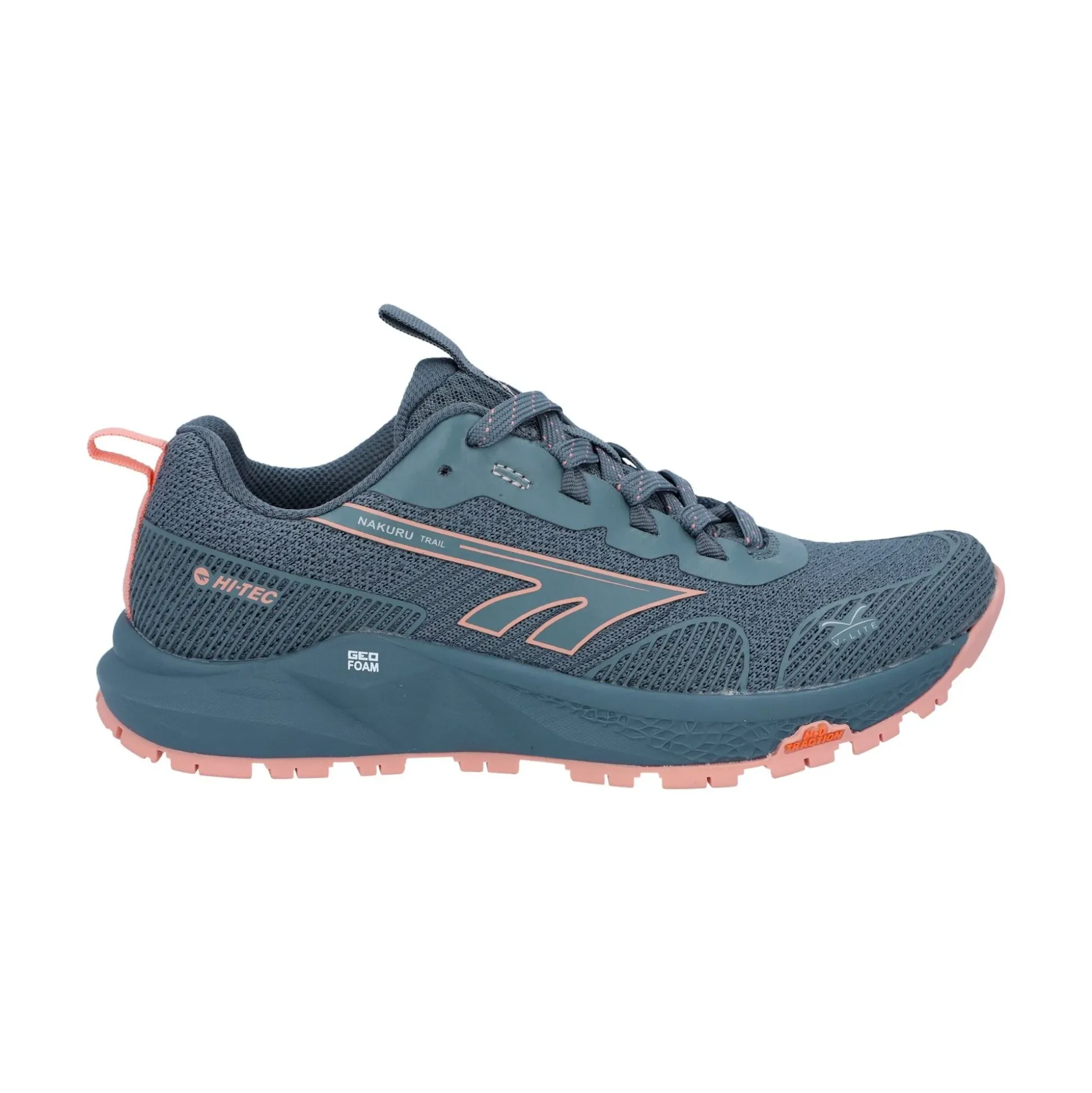 Hi-Tec Geo Nakuru Womens Trainers - Flintstone/Coral