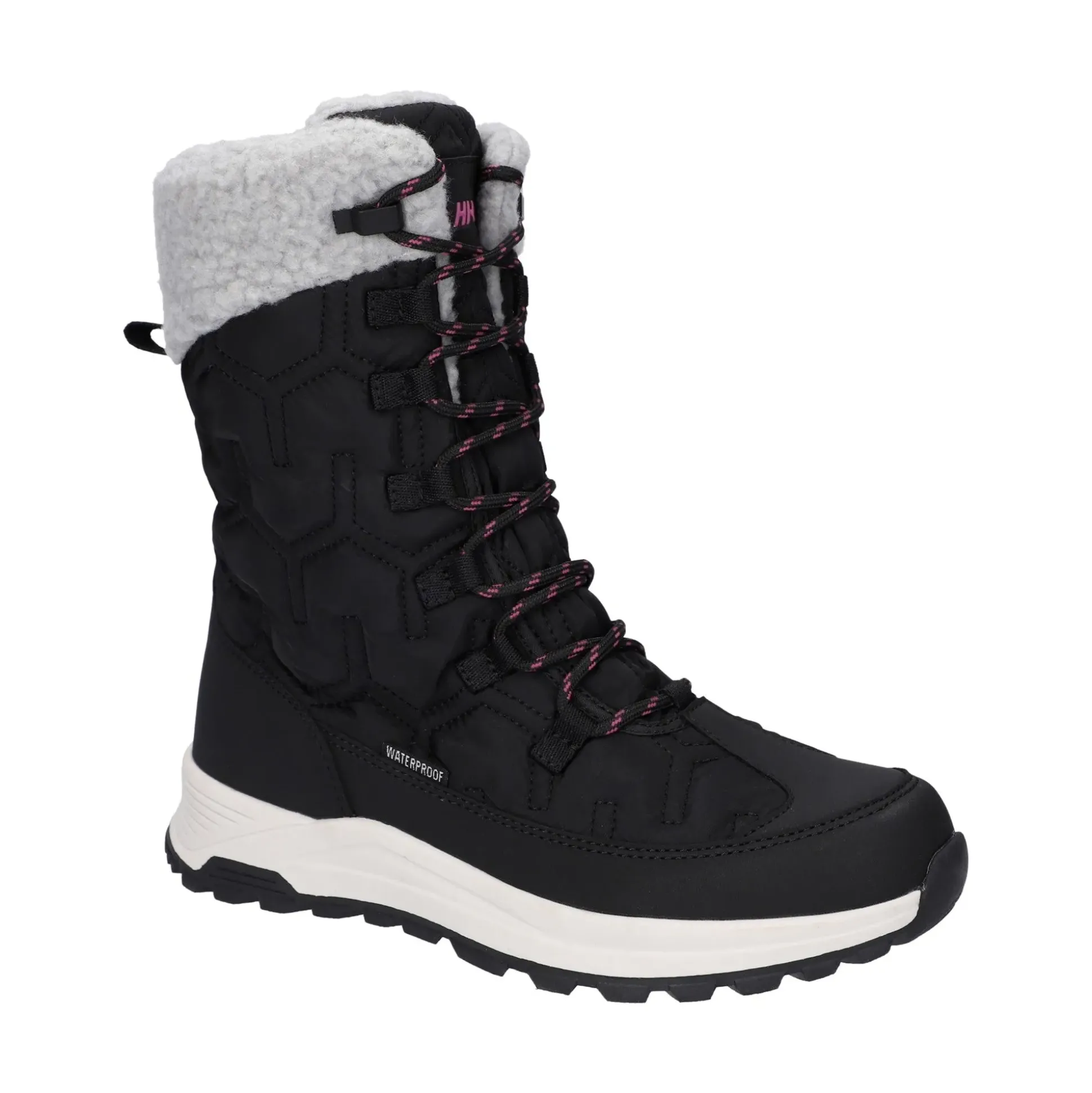 Hi-Tec Sophia Womens Boot - Jet Black/Festival Fuchsia