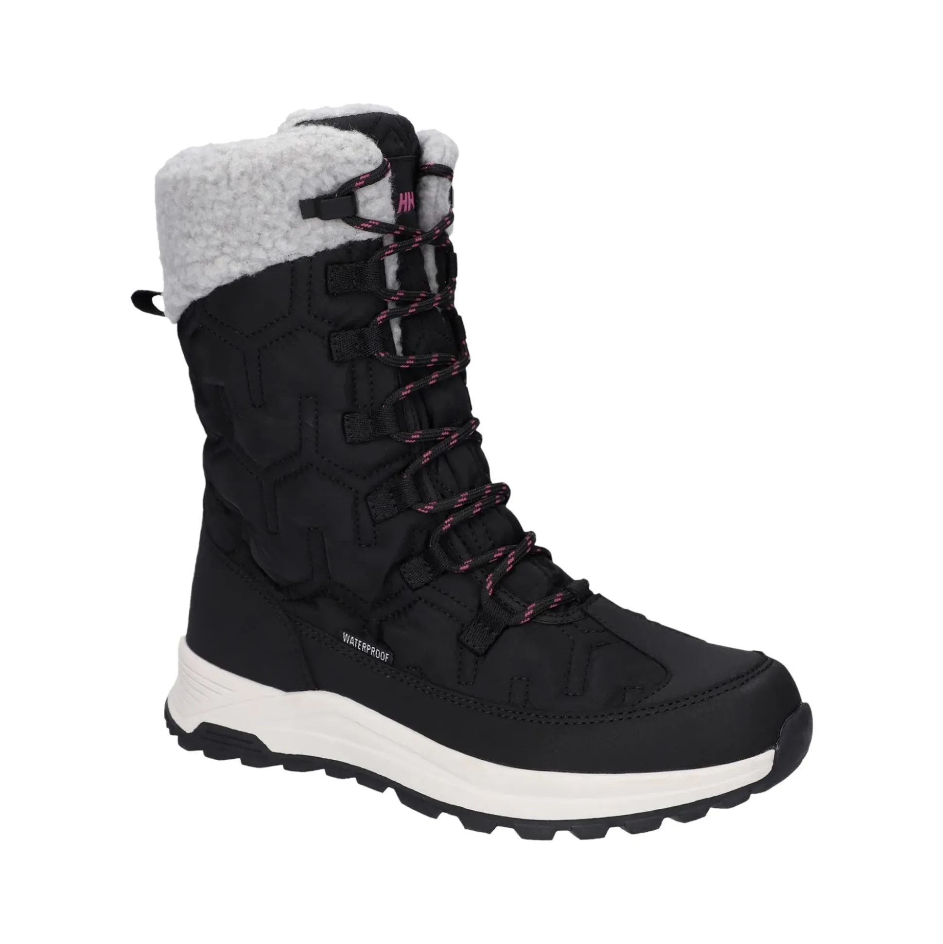 Hi-Tec Sophia Womens Boot - Jet Black/Festival Fuchsia