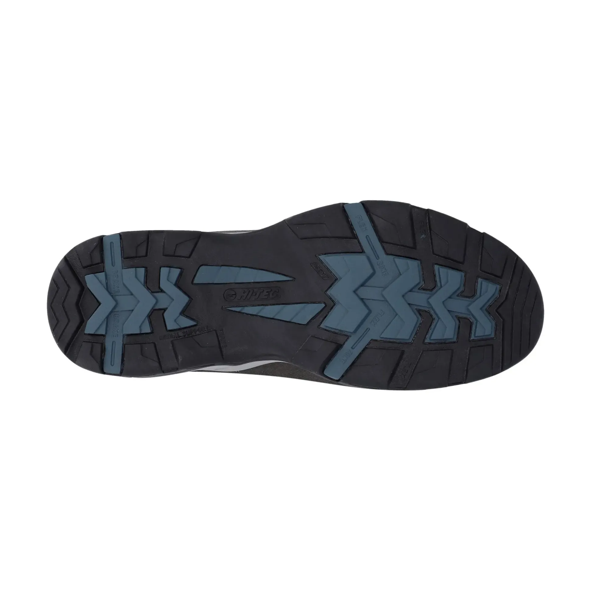 Hi-Tec Storm Wide Mens Boot - Charcoal/Grey/Majolica Blue