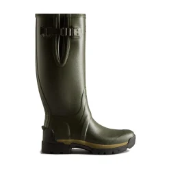 Hunter Balmoral Adjustable Mens Wellington - Dark Olive