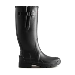 Hunter Balmoral Adjustable Mens Wellington - Black