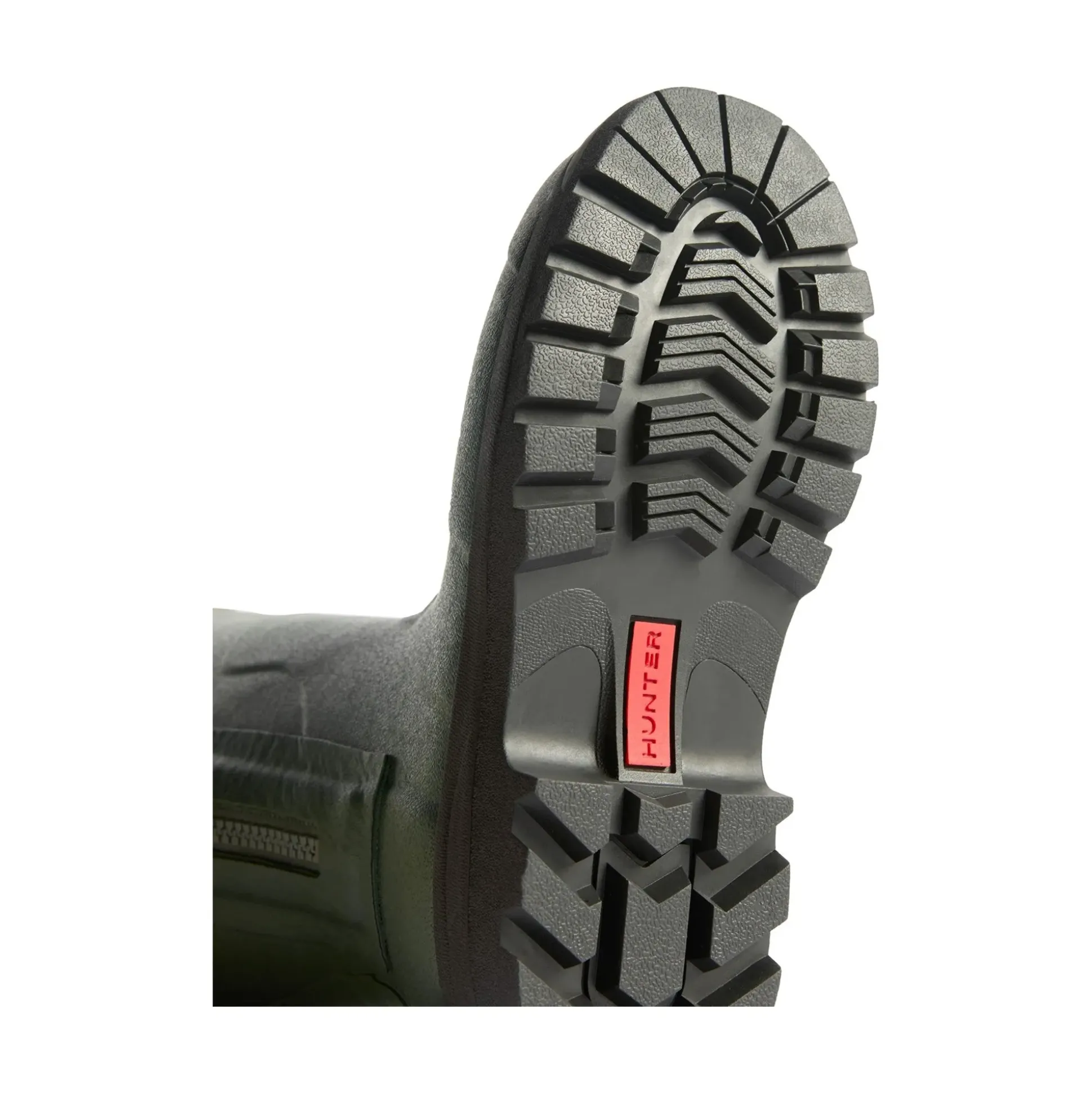 Hunter Balmoral MK II Zip Boot Mens - Dark Olive/Black