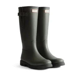 Hunter Field Downpour Adjustable Boot Mens - Dark Olive/Black