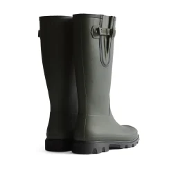 Hunter Field Downpour Adjustable Boot Mens - Dark Olive/Black