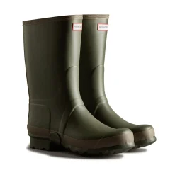 Hunter Gardener Mens Boot - Dark Olive/Clay