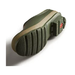Hunter Gardener Womens Clogs - Dark Olive/Clay