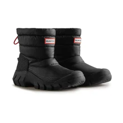 Hunter Intrepid Short Womens Snow Boot - Black