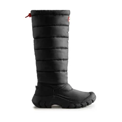 Hunter Intrepid Tall Womens Snow Boot - Black
