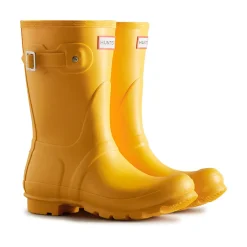 Hunter Original Short Wellington Boots Womens - Yellow