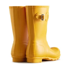 Hunter Original Short Wellington Boots Womens - Yellow