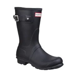 Hunter Original Short Womens Wellington Boots - Black