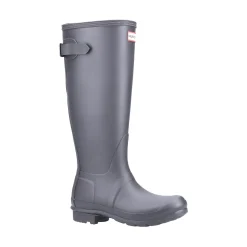 Hunter Original Tall Back Adjustable Womens Wellington Boots - Black