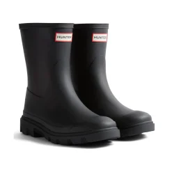 Hunter Unisex Downpour Short Boot Mens - Black