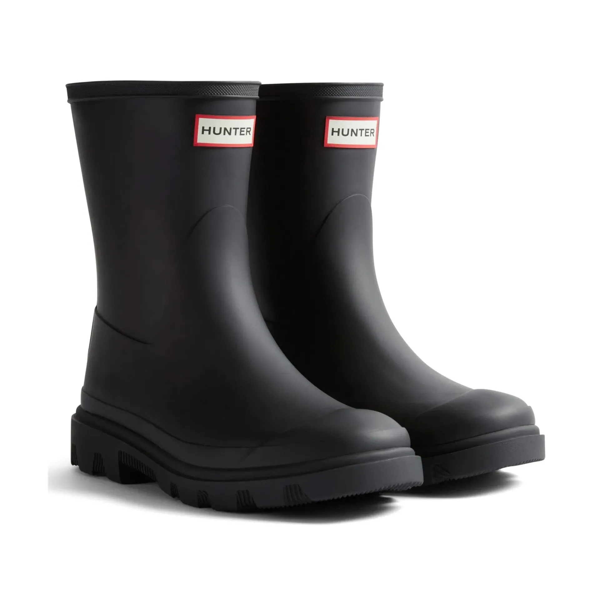 Hunter Unisex Downpour Short Boot Mens - Black