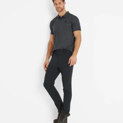 Hurstead Mens Softshell Walking Trousers Long - Black