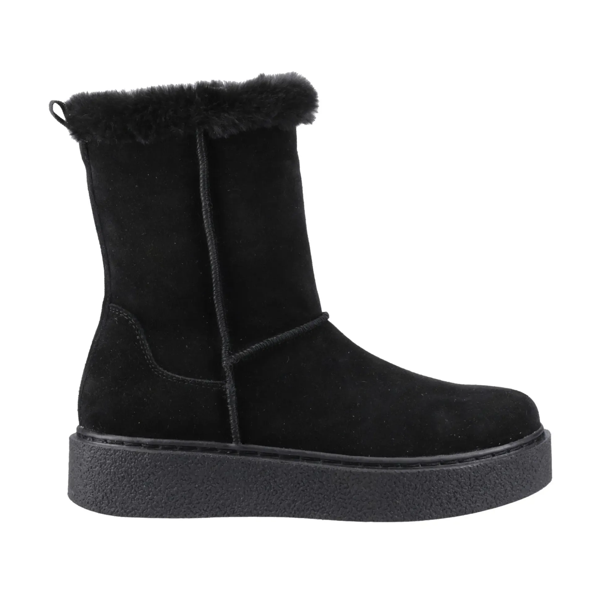 Hush Puppies Becca Mid Boot Womens - Black