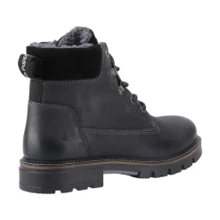 Hush Puppies Pier Shearling Lace Boot Mens - Black
