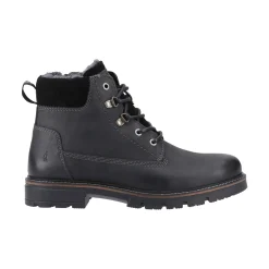 Hush Puppies Pier Shearling Lace Boot Mens - Black
