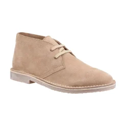 Hush Puppies Samuel Mens Boot - Sand Suede