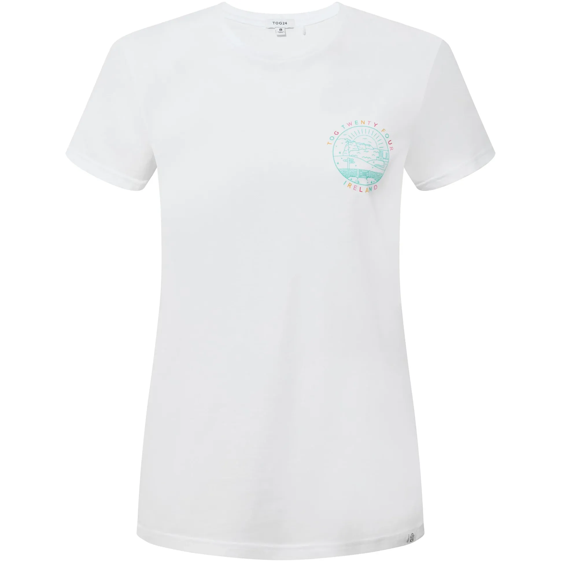 Ireland Womens 100% Cotton T-Shirt - Optic White