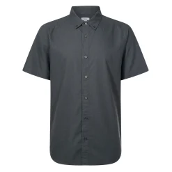 Jayden Mens 100% Cotton Short Sleeve Shirt - Deep Slate