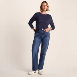 Jemma Womens Long Sleeve Supersoft T-Shirt - Oxford Blue