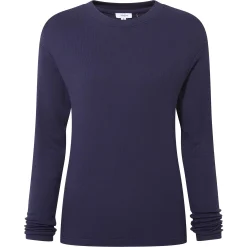 Jemma Womens Long Sleeve Supersoft T-Shirt - Oxford Blue