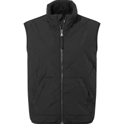Juni Womens Relaxed Fit Shower Resistant Insulated Gilet - Black