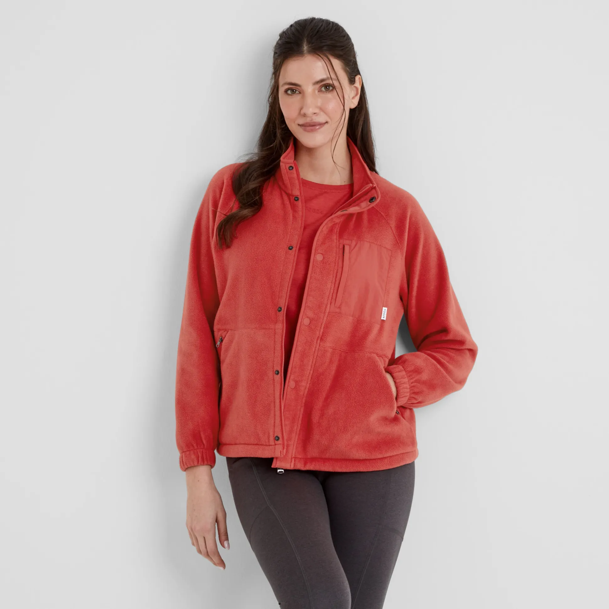 Kayford Womens Microfleece Jacket - Cranberry