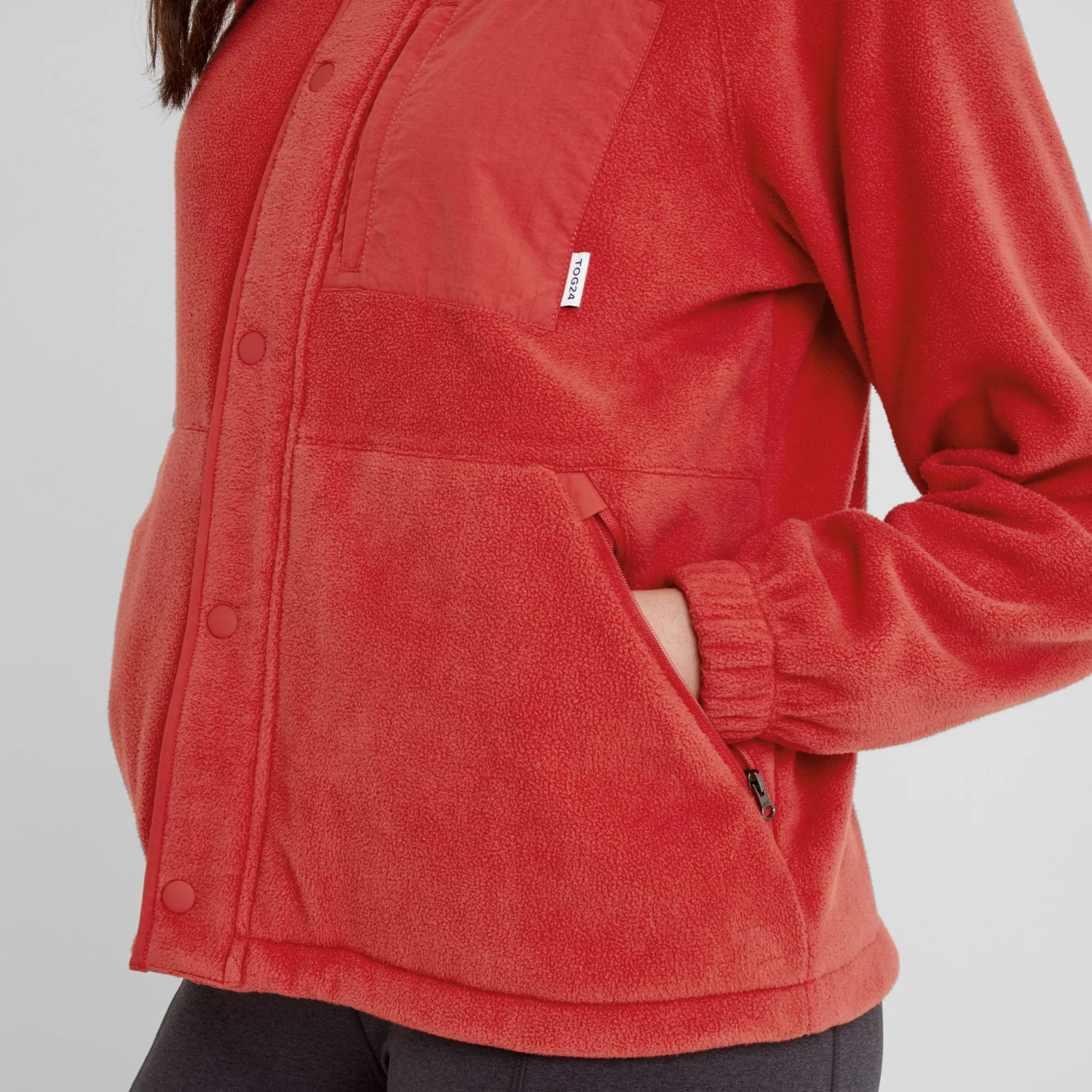 Kayford Womens Microfleece Jacket - Cranberry