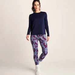 Kehlani Womens Long Sleeve Performance Top - Oxford Blue