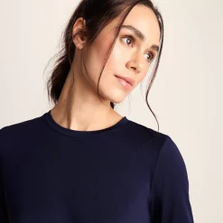 Kehlani Womens Long Sleeve Performance Top - Oxford Blue
