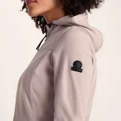 Keld Womens Shower Resistant Hooded Softshell Jacket - Dusky Pink